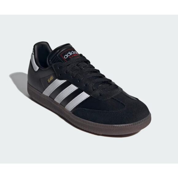 Adidas Men's Samba Classic Indoor Soccer Shoes Leather Black White Size 11 NIB - Picture 1 of 16